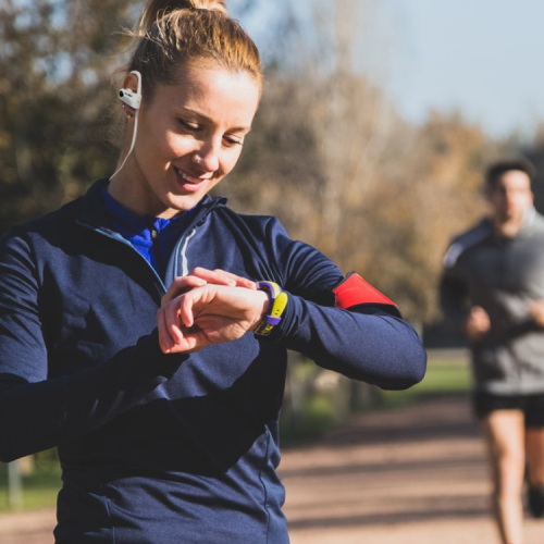 TREBLAB XR500 Bluetooth Headphones, Best Wireless Earbuds for Sports, Running or Gym Workout. IPX7 Waterproof, Sweatproof, Secure-Fit Headset. Noise