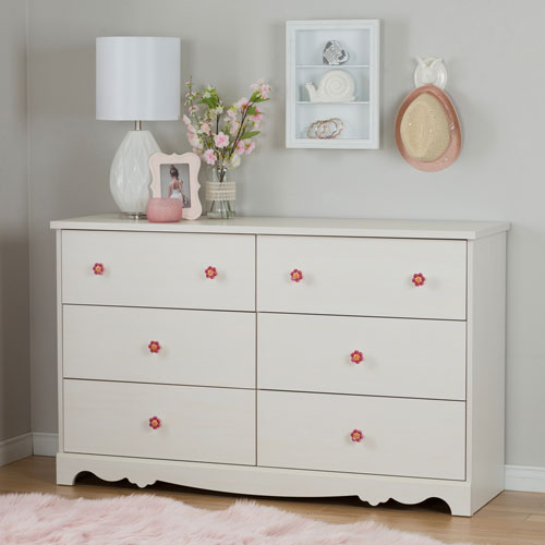 Lily Rose 6 Drawer Kids Dresser White Best Buy Canada