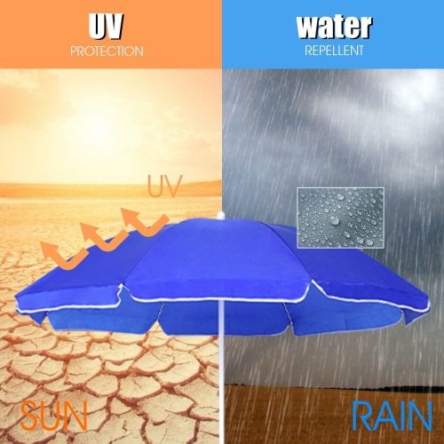 Lot de 2 chaises de camping pliables avec parasol