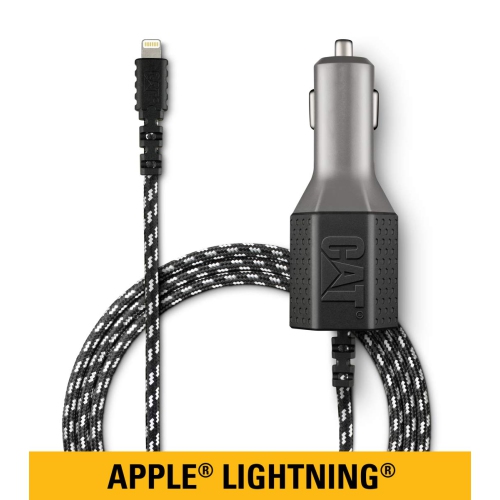 Chargeur POUR l’auto USB double DE CAT avec câble Lightning de 6 pi d’Apple