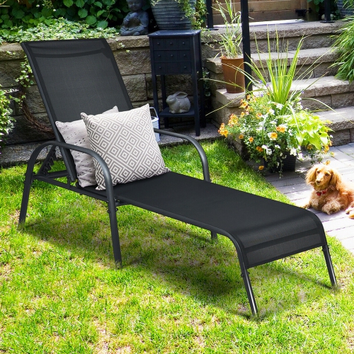 Goplus Patio Chaise Lounge Outdoor, Chaise Lounge Chairs Canada