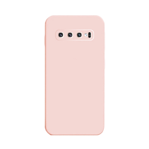 PANDACO Soft Shell Matte Pink Case for Samsung Galaxy S10