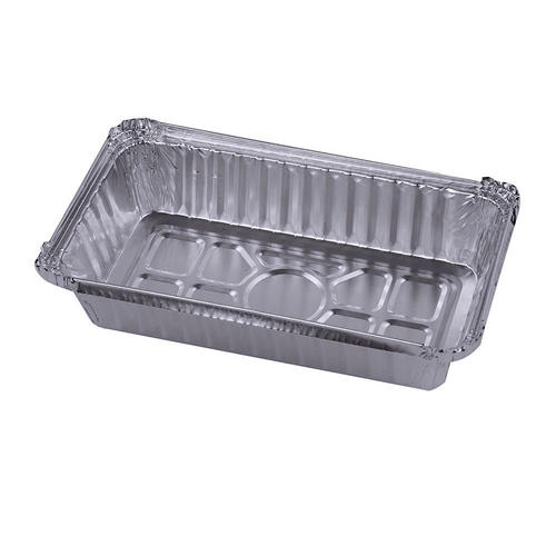 Aluminum Oblong Foil Pan Containers, 7.4 * 4.3 * 1.7 inch, 10Pcs - LIVINGbasics™
