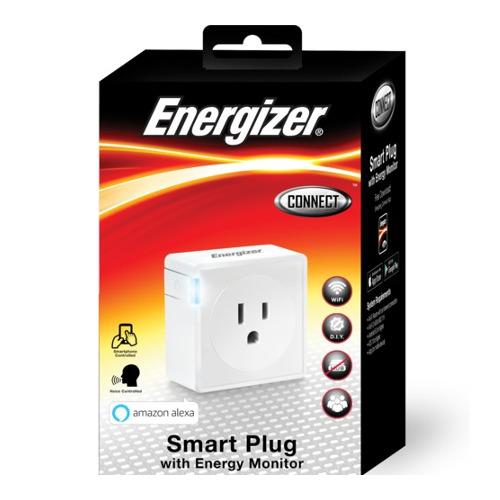 Energizer Connect EIE3-1001-WHT Smart Plug Amazon Alexa compatible