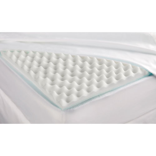 Bodyform Orthopedic Cloud Ten 2.5" Mattress Topper - Twin - Only at Best Buy