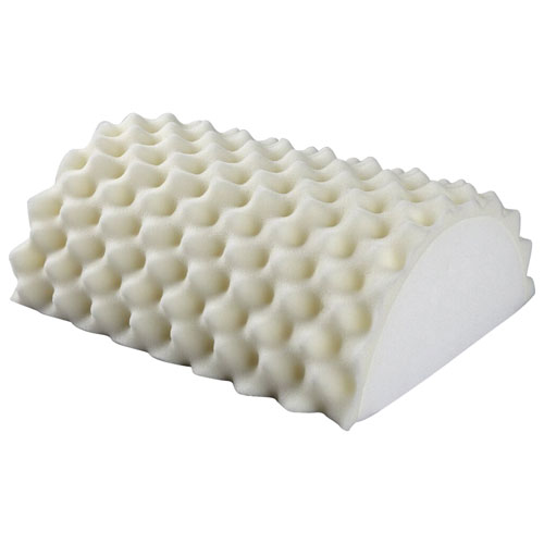 Bodyform Orthopedic Cloud Ten Foam Wedge Pillow with Knee Rest - White