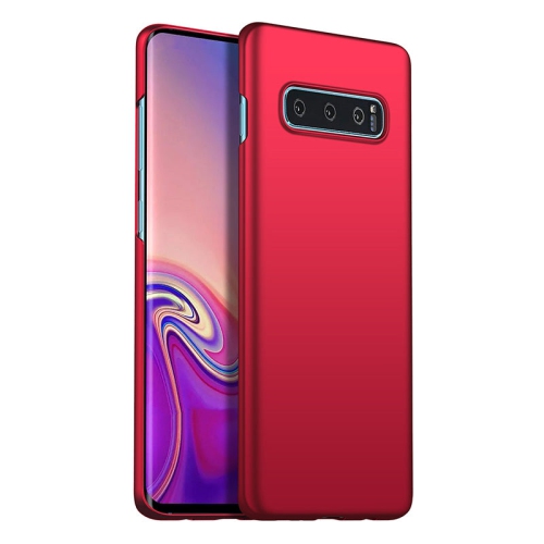 PANDACO Hard Shell Metallic Red Case for Samsung Galaxy S10