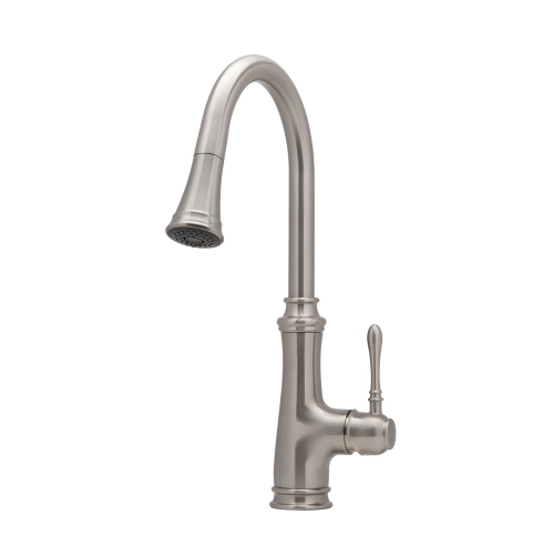 ANCONA  Villa Pull-Out Kitchen Faucet With Single Handle In Brushed Nickel