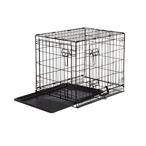 Prime Dog Crates/ Dog Kennel for Extra Large Size 42" with 2 doors, divider, removable pan and foldable crate