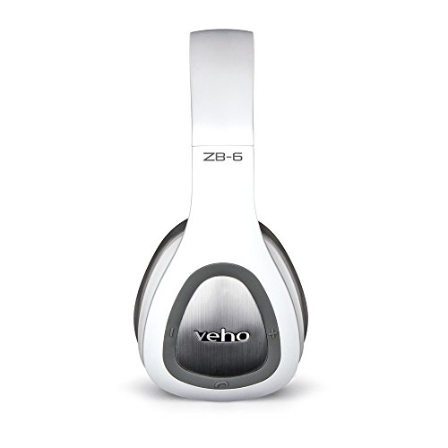 Veho ZB-6 On-Ear Bluetooth Headphones | Foldable Design | Microphone | Remote Control | Wired Option