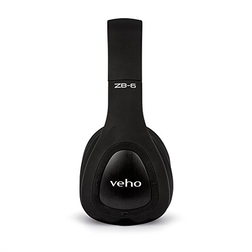 Bluetooth Veho ZB-6 On-Ear Wireless Bluetooth Headphones Black