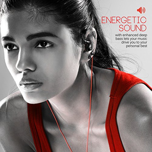 MEE audio Sport-Fi S6P Memory Wire In-Ear Headphones with Microphone, Remote, Volume Control, and Sp