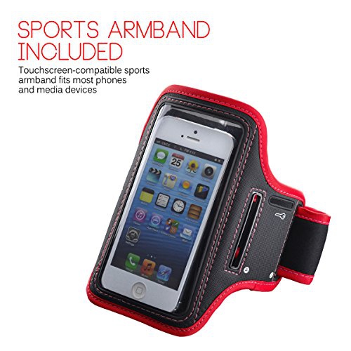 MEE audio Sport-Fi S6P Memory Wire In-Ear Headphones with Microphone, Remote, Volume Control, and Sp