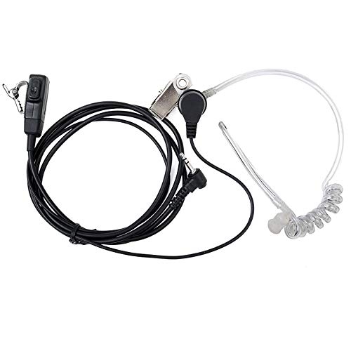 Abcgoodefg FBI Two Way Radio Headsets Earpiece PTT MIC For Motorola Walkie Talki