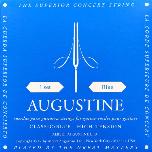 Augustine Blue Classical Guitar Strings - Heavy