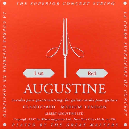 Augustine Red Classic Guitar Strings - Medium