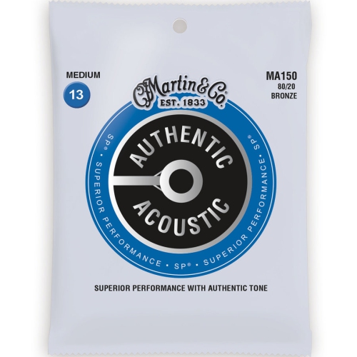 Martin Authentic SP Acoustic Guitar Strings - 80/20, Medium