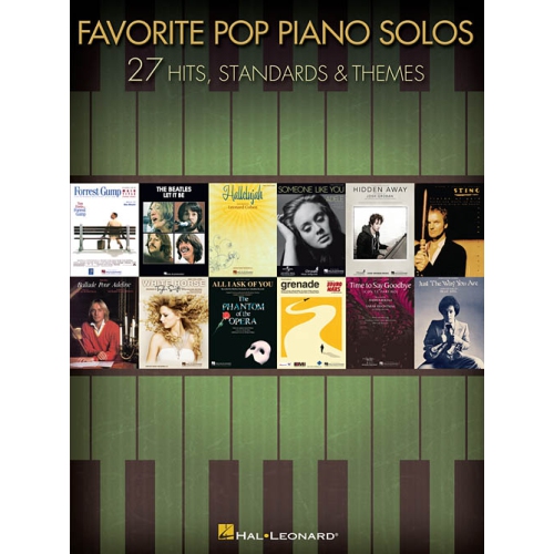 HAL LEONARD  Music Favorite Pop Piano Solos (Pa)