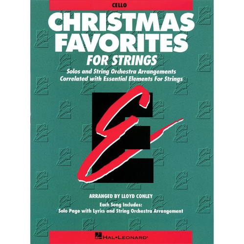 Essential Elements Christmas Favorites For Strings - Cello