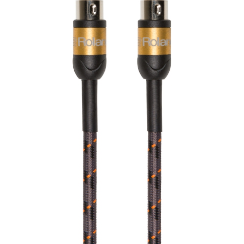 ROLAND  Series Midi Cable - 20' In Gold