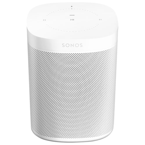 Sonos One Haut-parleur intelligent vocal avec Alexa d'Amazon et Assistant Google - Blanc