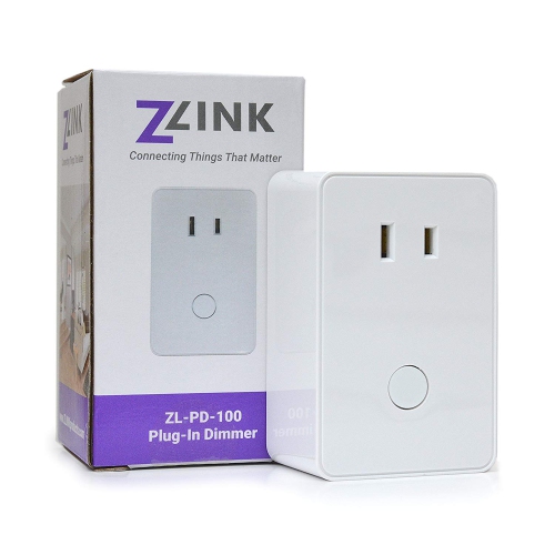 ZLINK Products Z-Wave Plus Plug-In Dimmer Module