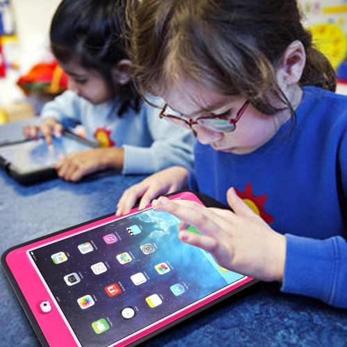 3in 1 Heavy Duty Protection Kickstand Combo Hybrid Impact Silicone Hard Case Cover for Apple Ipad Mini 1 2 3