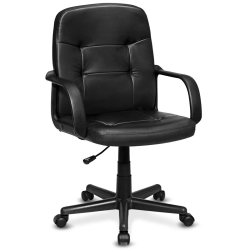 Costway Ergonomic Mid-Back Executive Office Chair Swivel Computer Desk Chair