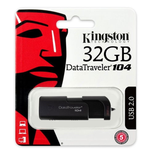 Kingston 32GB DataTraveler 104 DT104 USB 2.0 Flash Drive Best Buy Canada