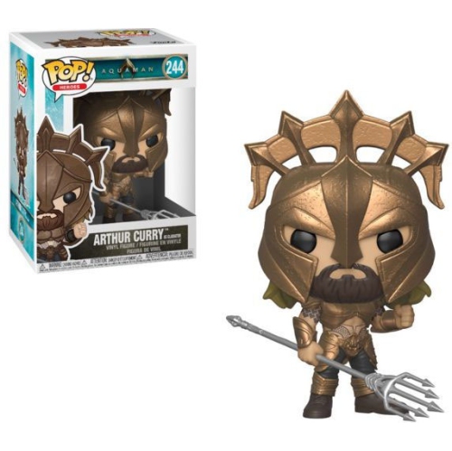 FUNKO  Pop Dc Heroes 3.75 Inch Action Figure Aquaman - Arthur Curry #244