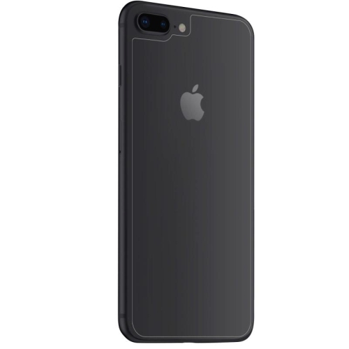 【Lot de 2】 Coque arrière en verre trempé CSmart Premium pour iPhone 7 Plus / 8 Plus, compatible avec les coques et sans bulles