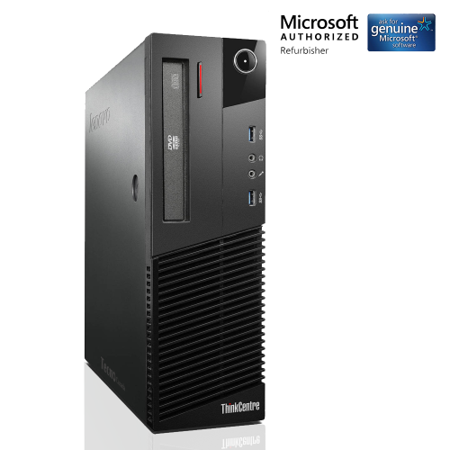 Refurbished - Lenovo Think Centre M93 SFF Desktop PC Computer Intel Core i5 4570 8GB RAM 500GB DVD Win 10 Pro WiFI