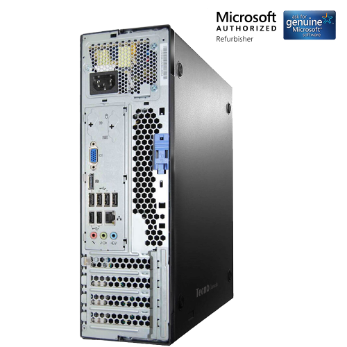 Refurbished - Lenovo Think Centre M93 SFF Desktop PC Computer Intel Core i5 4570 8GB RAM 500GB DVD Win 10 Pro WiFI