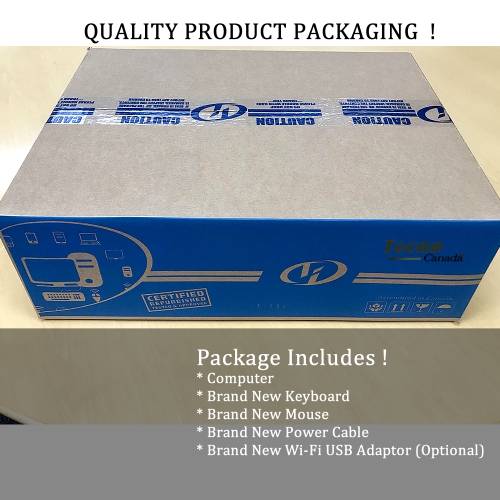 Refurbished - Lenovo Think Centre M93 SFF Desktop PC Computer Intel Core i5 4570 8GB RAM 500GB DVD Win 10 Pro WiFI