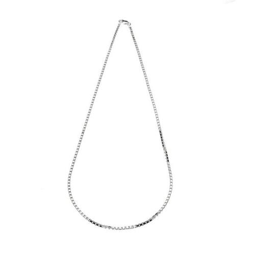 SAN MARCO JEWELLERS  San Marco - Italian Made Sterling 925 20 Inch Box Chain In Silver