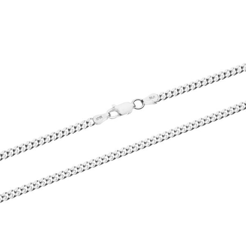 SAN MARCO JEWELLERS  San Marco - Italian Made Sterling 925 22 Inch Curb Link Chain In Silver