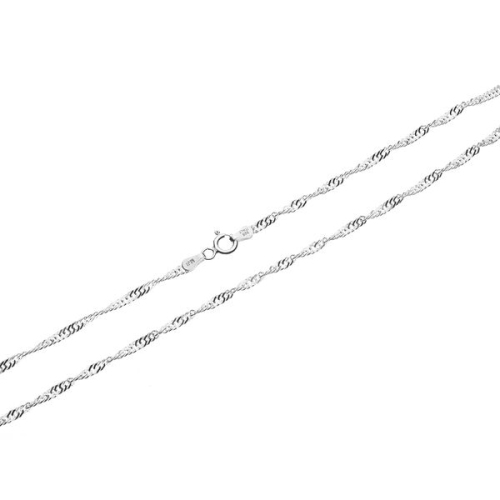 San Marco - Italian Made Sterling Silver 925 20 inch Singapore Chain