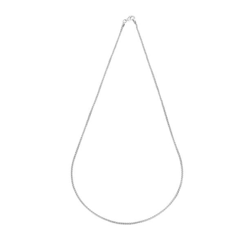 SAN MARCO JEWELLERS  San Marco - Italian Made Sterling 925 30 Inch Fine Wheat Chain In Silver