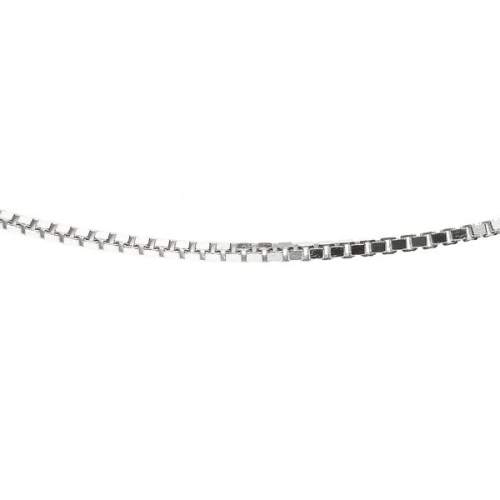 SAN MARCO JEWELLERS  San Marco - Italian Made Sterling 925 18 Inch Small Box Chain In Silver