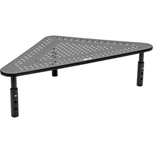 Tripp Lite Monitor Riser Stand Desktop Corner Metal Height Adjustable Black
