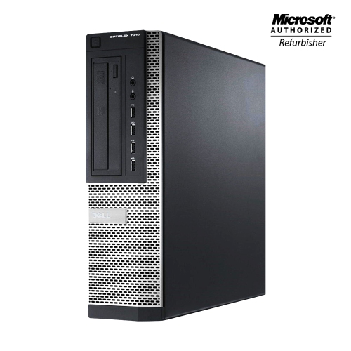 Refurbished - Dell OptiPlex 7010 Desktop Computer PC intel i5 3470 12GB New 256GB SSD Windows 10 Professional