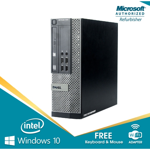 Refurbished - Dell OptiPlex 7010 SFF Desktop Computer i5 3470 8GB 1TB HDD Windows 10 Home(2012 Model)