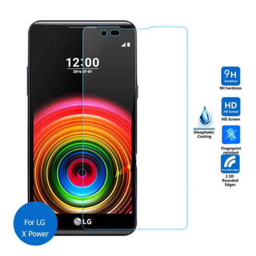 【Lot de 2】 Protecteur d'écran en verre trempé CSmart pour LG X Power, compatible avec les étui et sans bulles