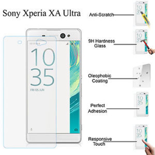 【2 Packs】 CSmart Premium Tempered Glass Screen Protector for Sony XA Ultra / C6, Case Friendly & Bubble Free