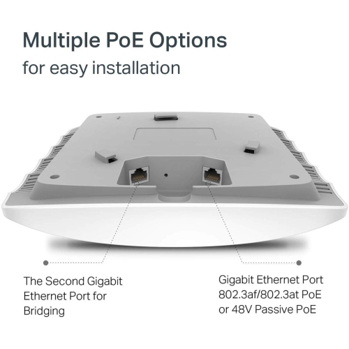 TP-Link EAP245 V3 Wireless AC1750 MU-MIMO Gigabit Access Point Supports PoE and Passive PoE