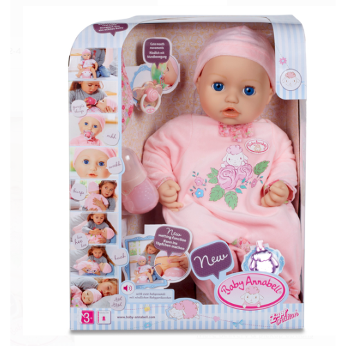 interactive baby annabell doll