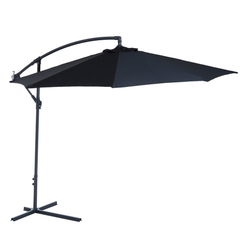 Outsunny Φ10 Deluxe Patio Umbrella Black Best Canada - Patio Umbrella Offset Canada Outsunny Φ10 Deluxe Patio Umbrella Black Best Canada - Patio Umbrella Offset Canada
