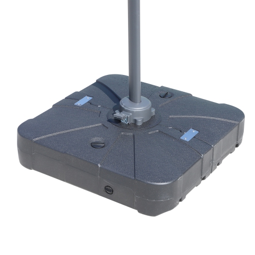 parasol stand with wheels