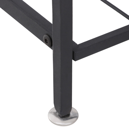 HOMCOM 9-Tier Metal Wine Bottle Rack 54 Bottles Freestanding Wine Storage Holder Home Bar Display Stand Cellar Bottle Organizer Black