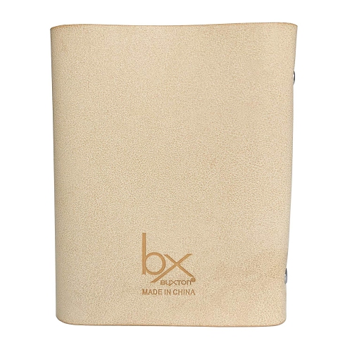 Buxton Pocket Business Card File - 24 Card Slots – Tan